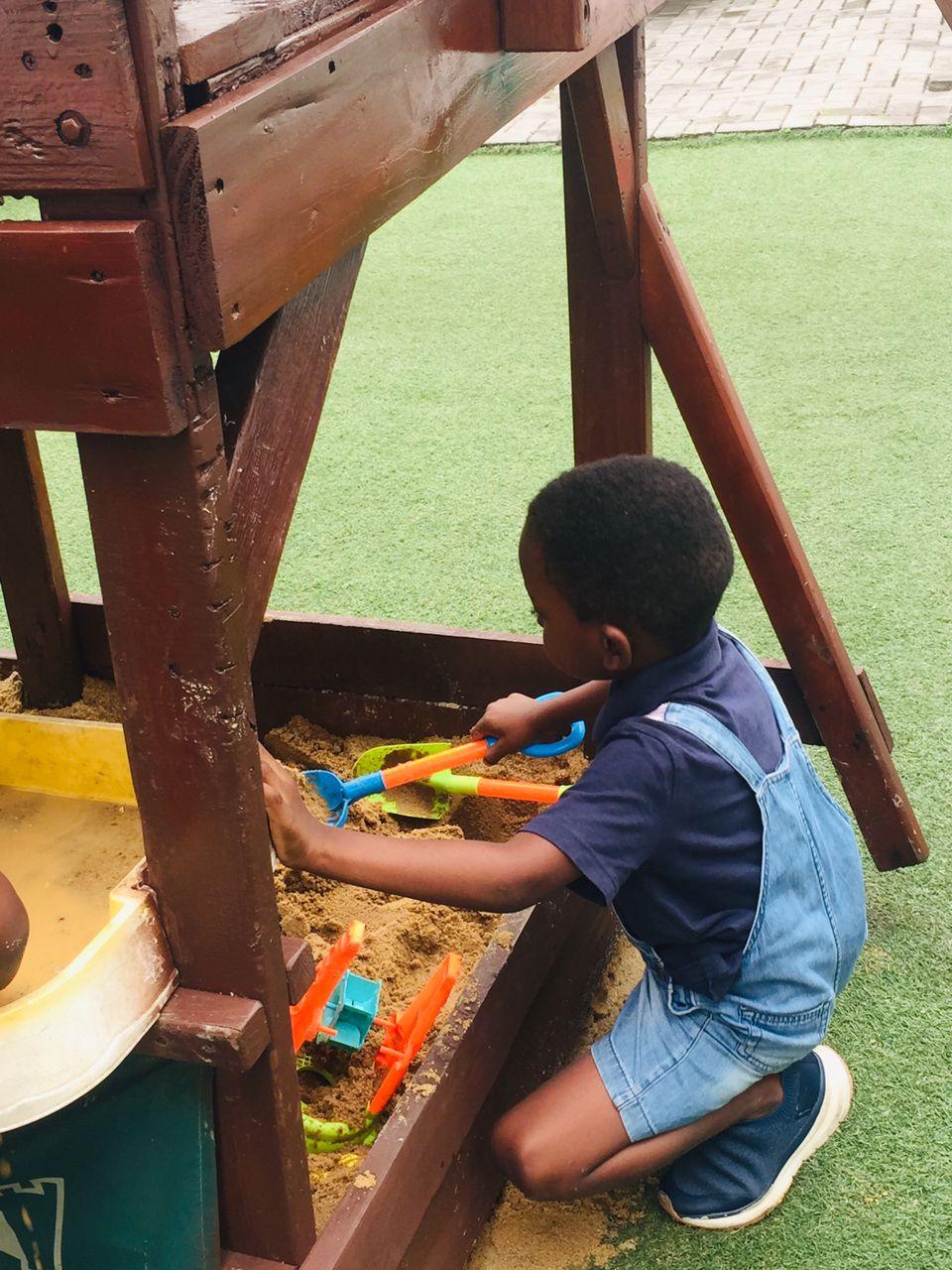 Children doing art