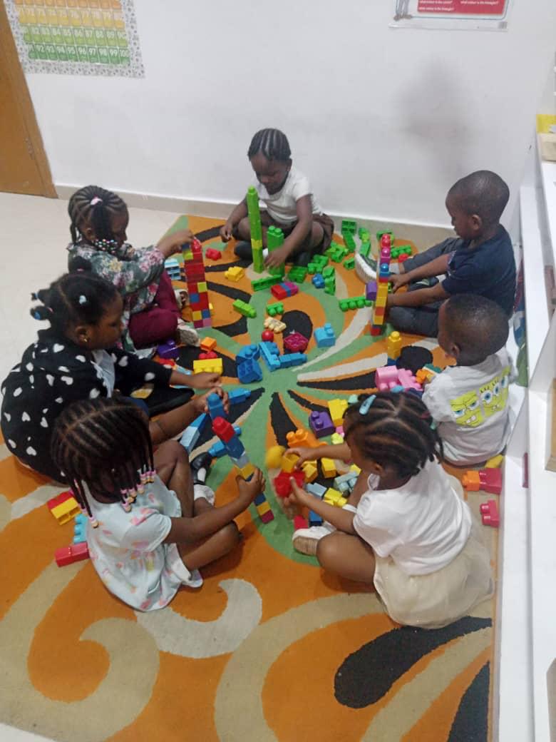 Baby playing
